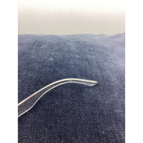 Prada Clear Cat Eye Sunglasses SPR 19M With Case - Picture 6 of 16